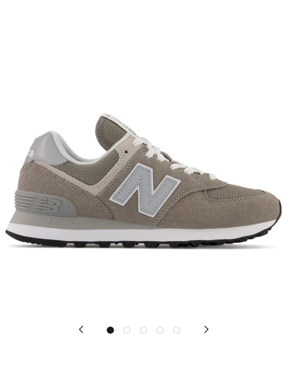 NEW BALANCE 574 Women's Core Sneaker Grey White